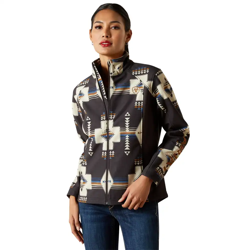 ariat softshell printed women's jacket