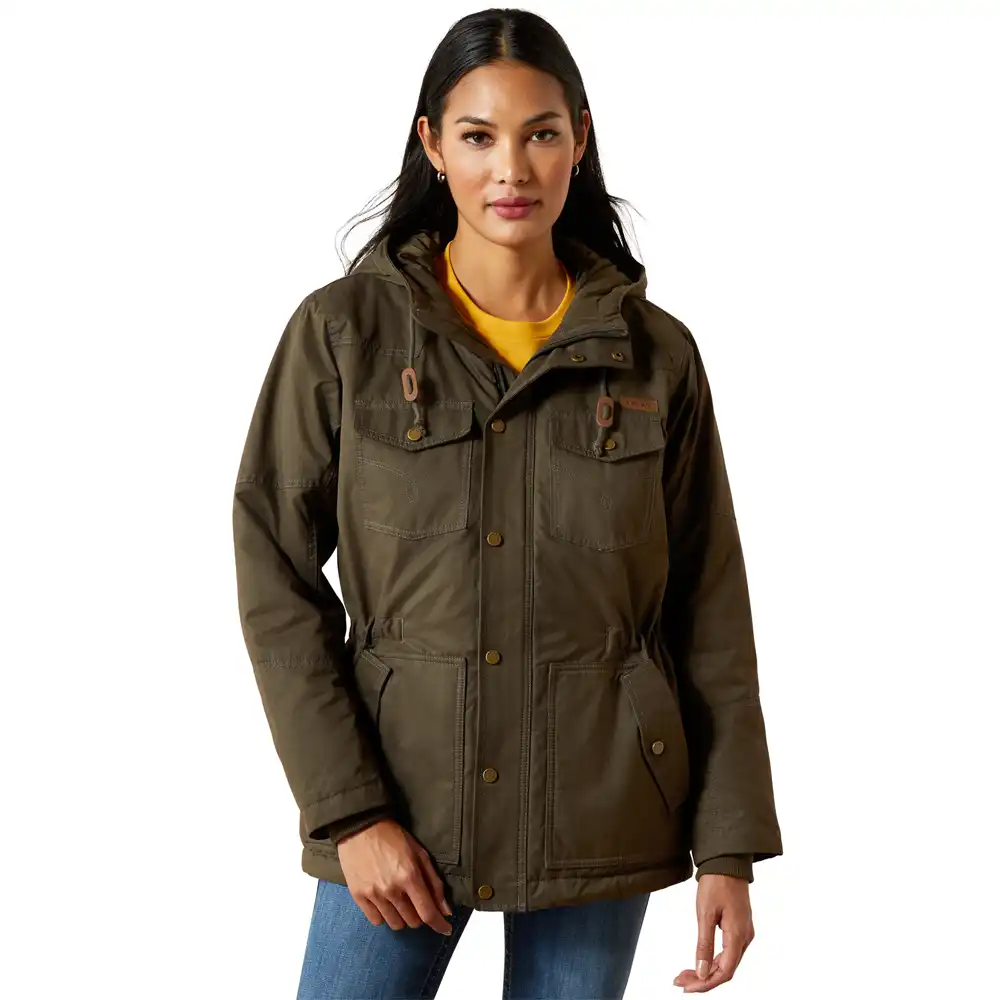 ariat parka in earth