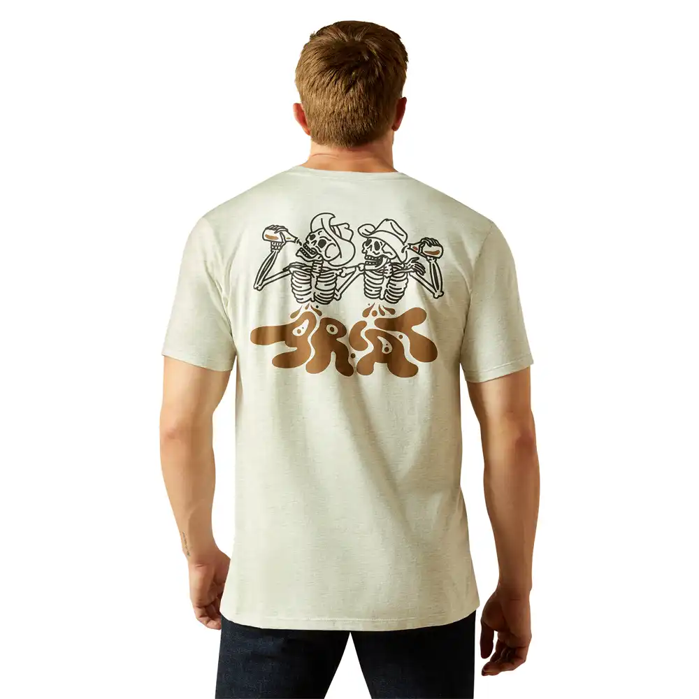 ariat men's graphic tee shirt drinking buddies