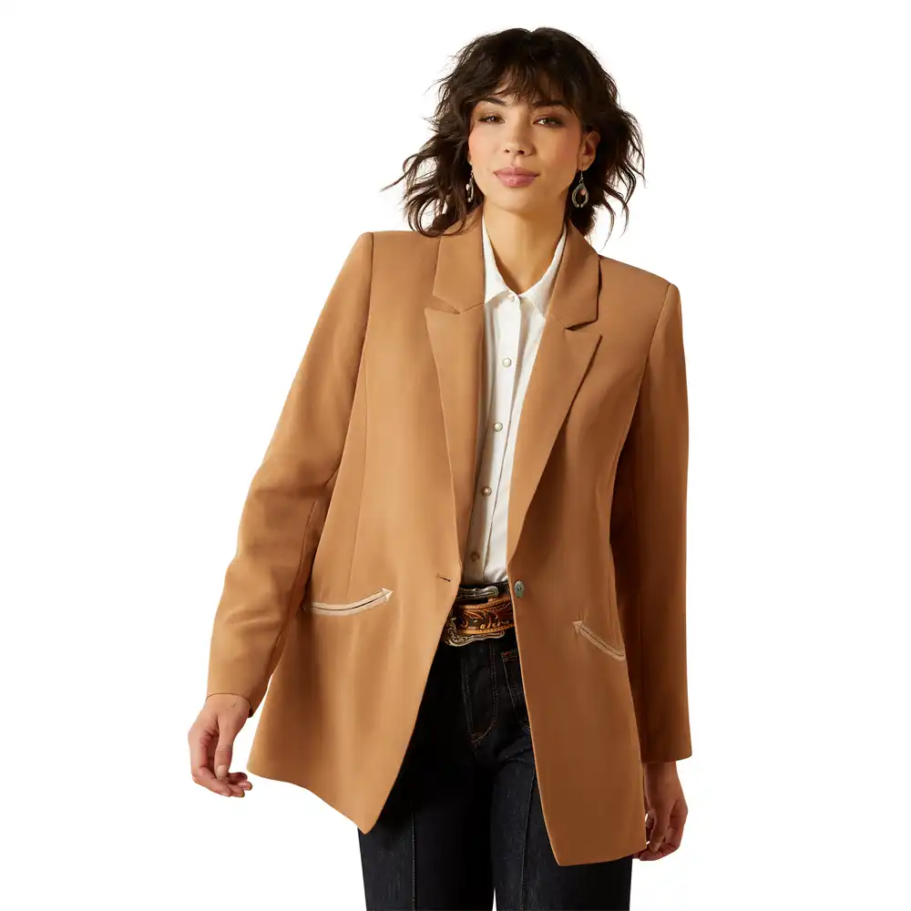 ariat women's blazer in beige