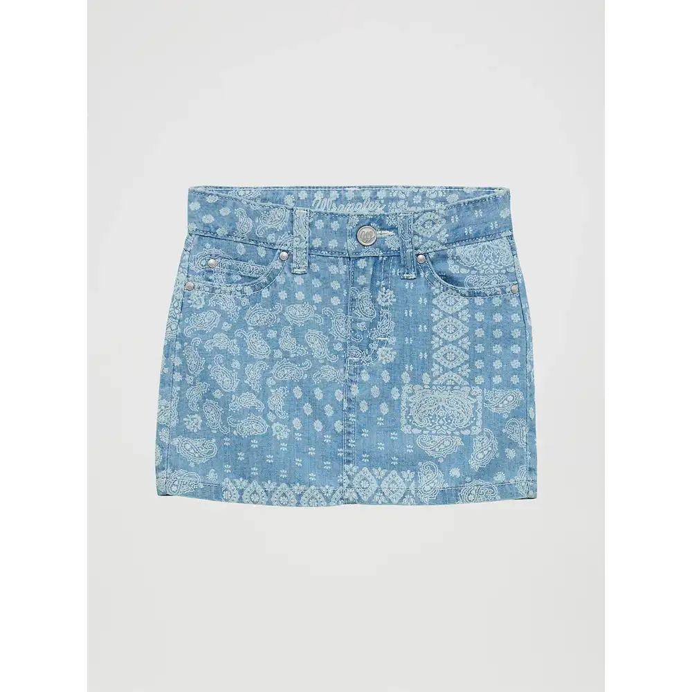 wrangler girl's denim skirt