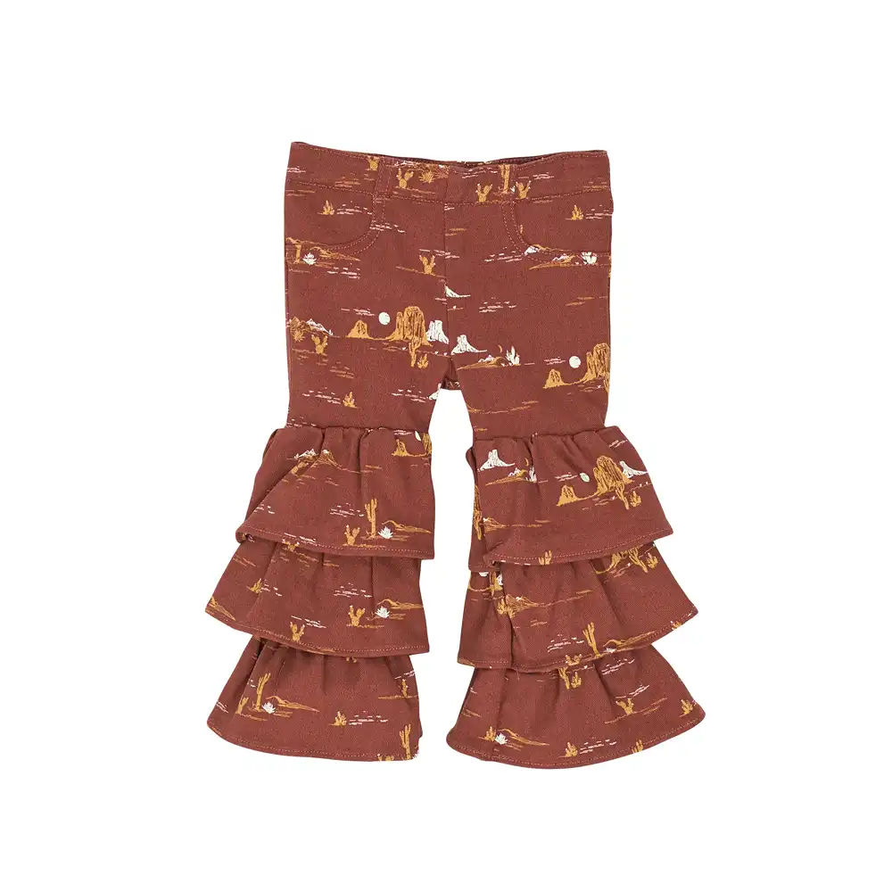 wrangler girl's jeans flared tier