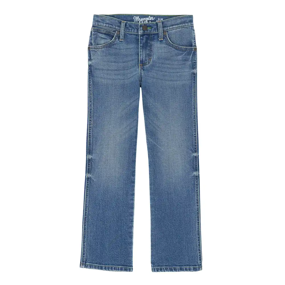 wrangler boy's slim straight jeans