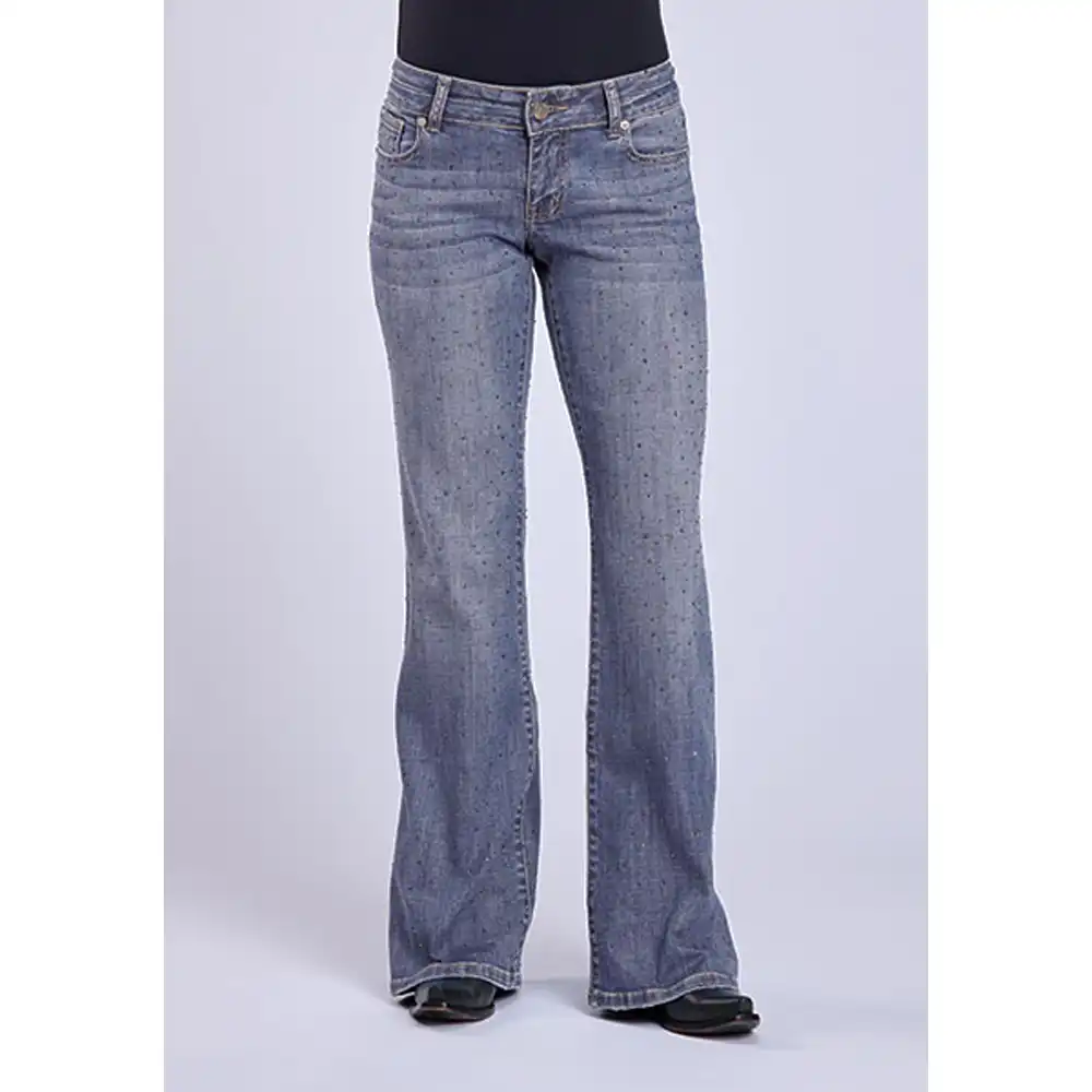 tin haul wide flare jeans