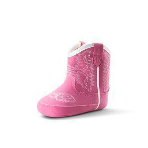 hot pink infant boots