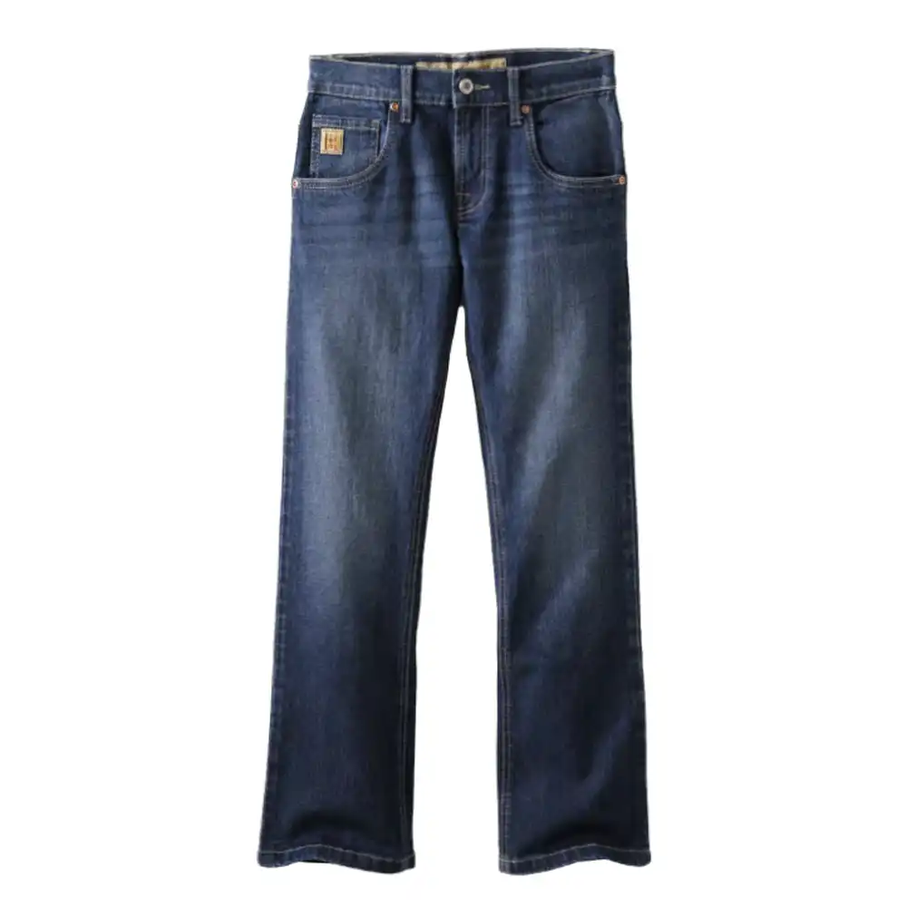 cinch boy's slim fit jeans dark stonewash