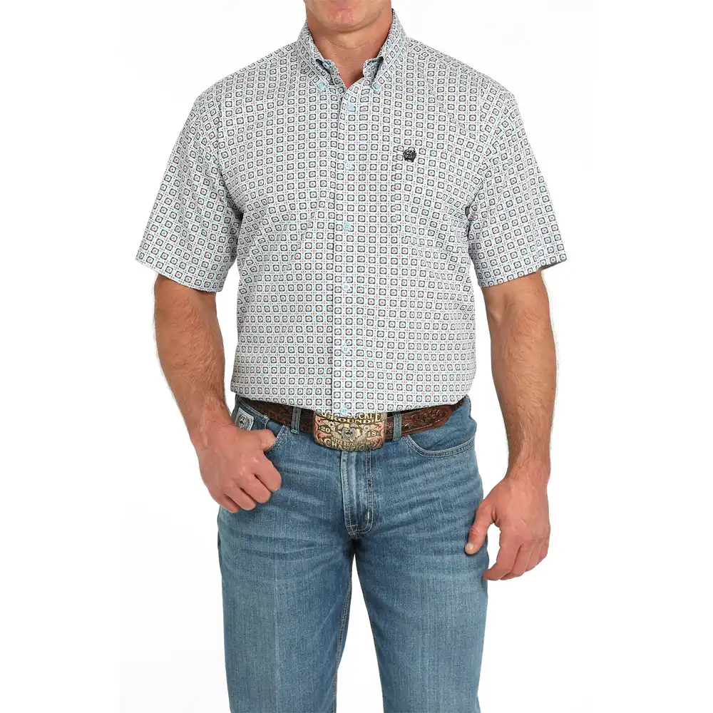 cinch men's short sleeve shirt