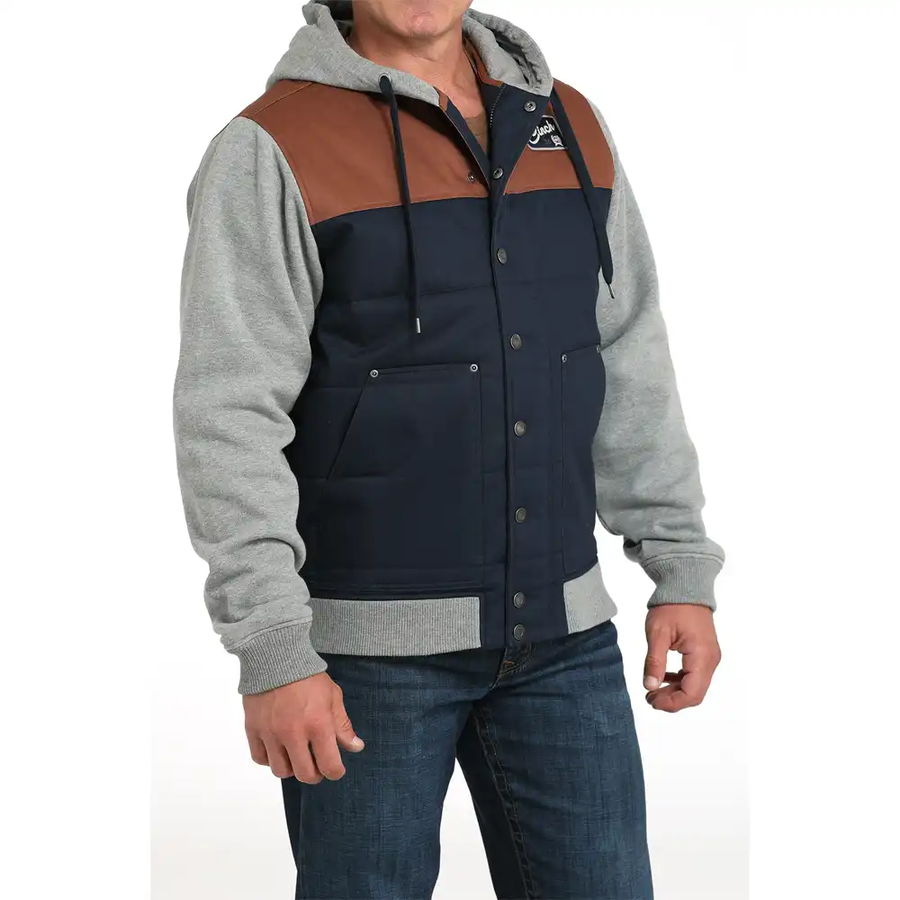 cinch men's color block canvas jacket