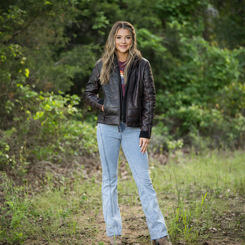 sts6855 Amberly leather jacket