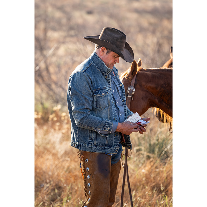 STS9858 CAPROCK DENIM LINED JACKET