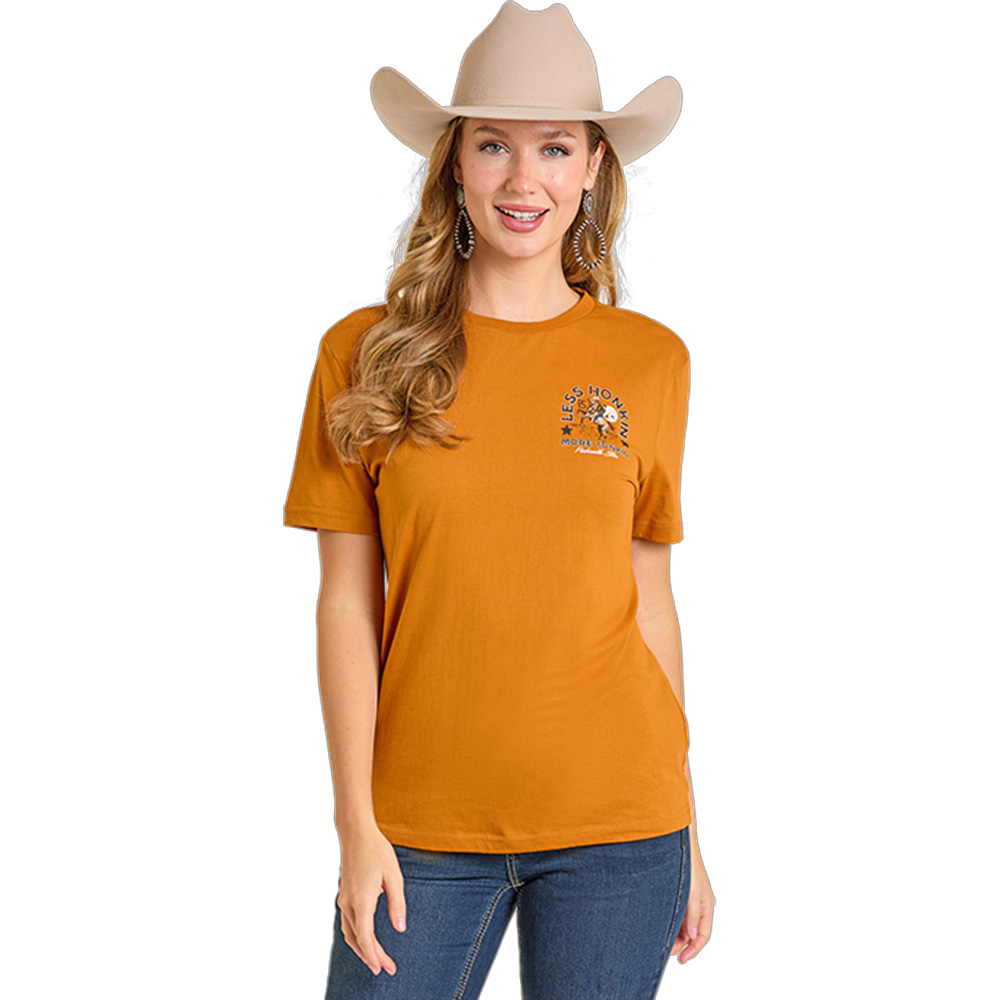 panhandle slim graphic tee shirt burnt orange