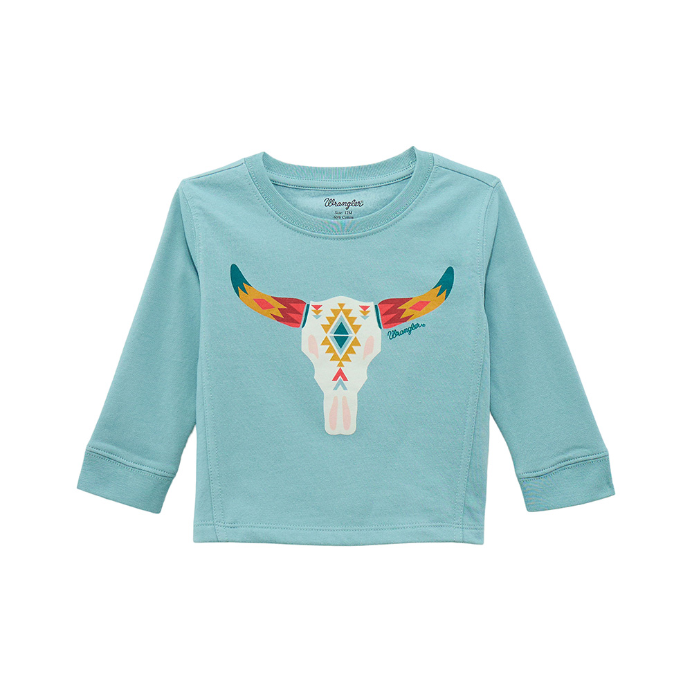 wrangler baby girl graphic sweatshirt teal