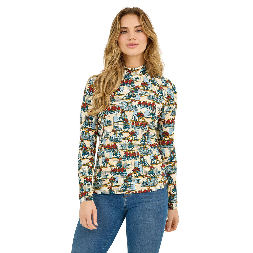 wrangler women's long sleeve shirt