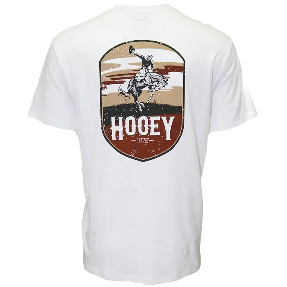 hooey cheyenne white tee