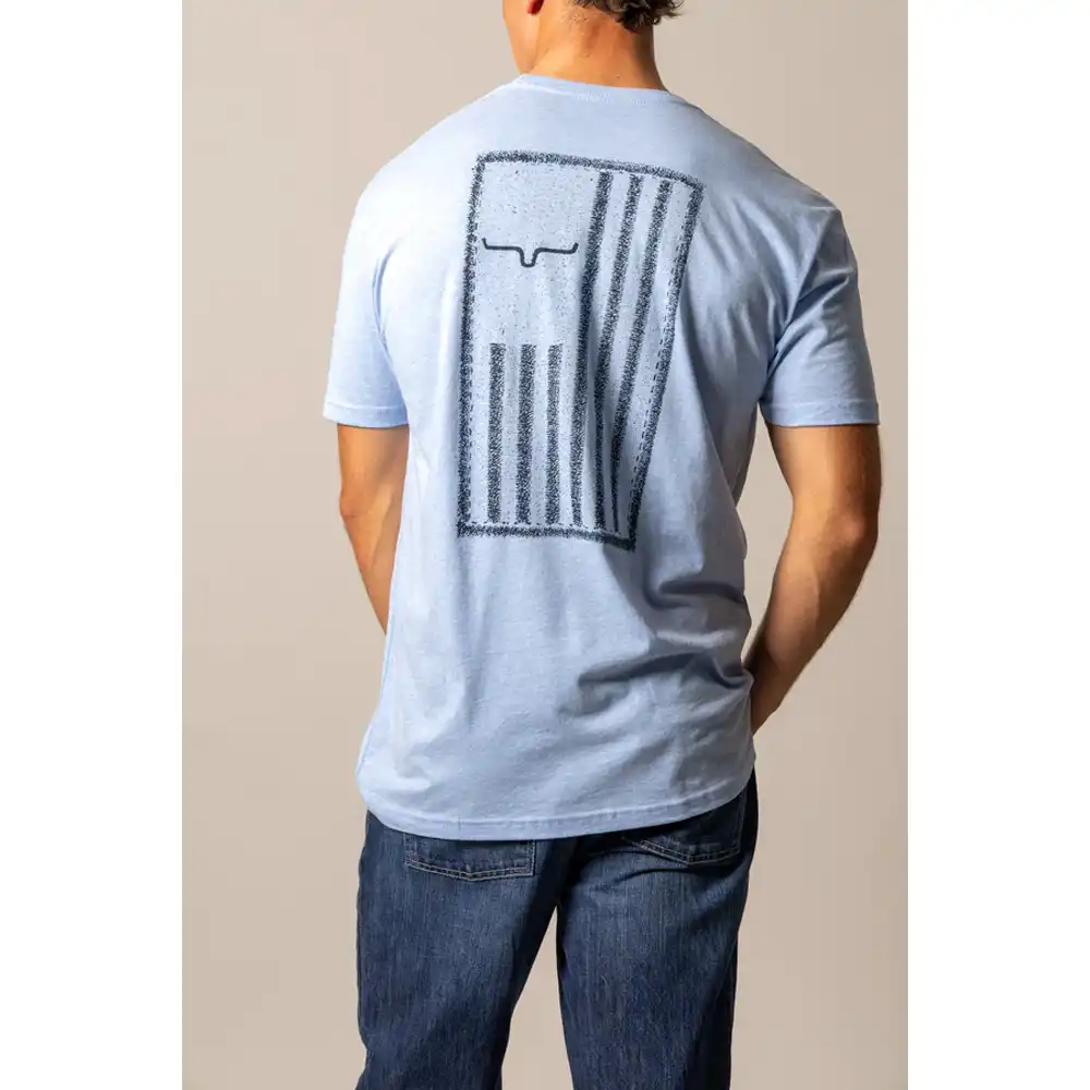 kimes ranch tee shirt heather blue