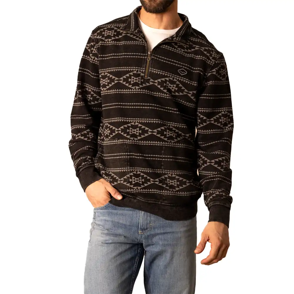 kimes ranch zip up sweatshirt brown