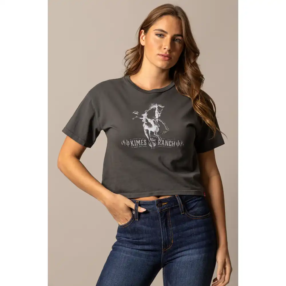 kimes ranch "bad day" cropped tee