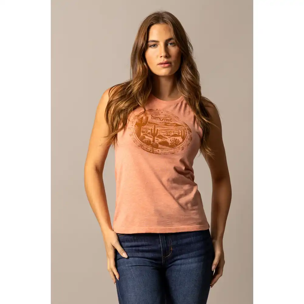 kimes ranch dusty rose tank top