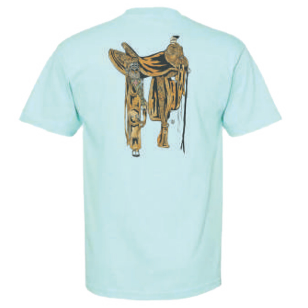 women's lucky b saddle tee shirt