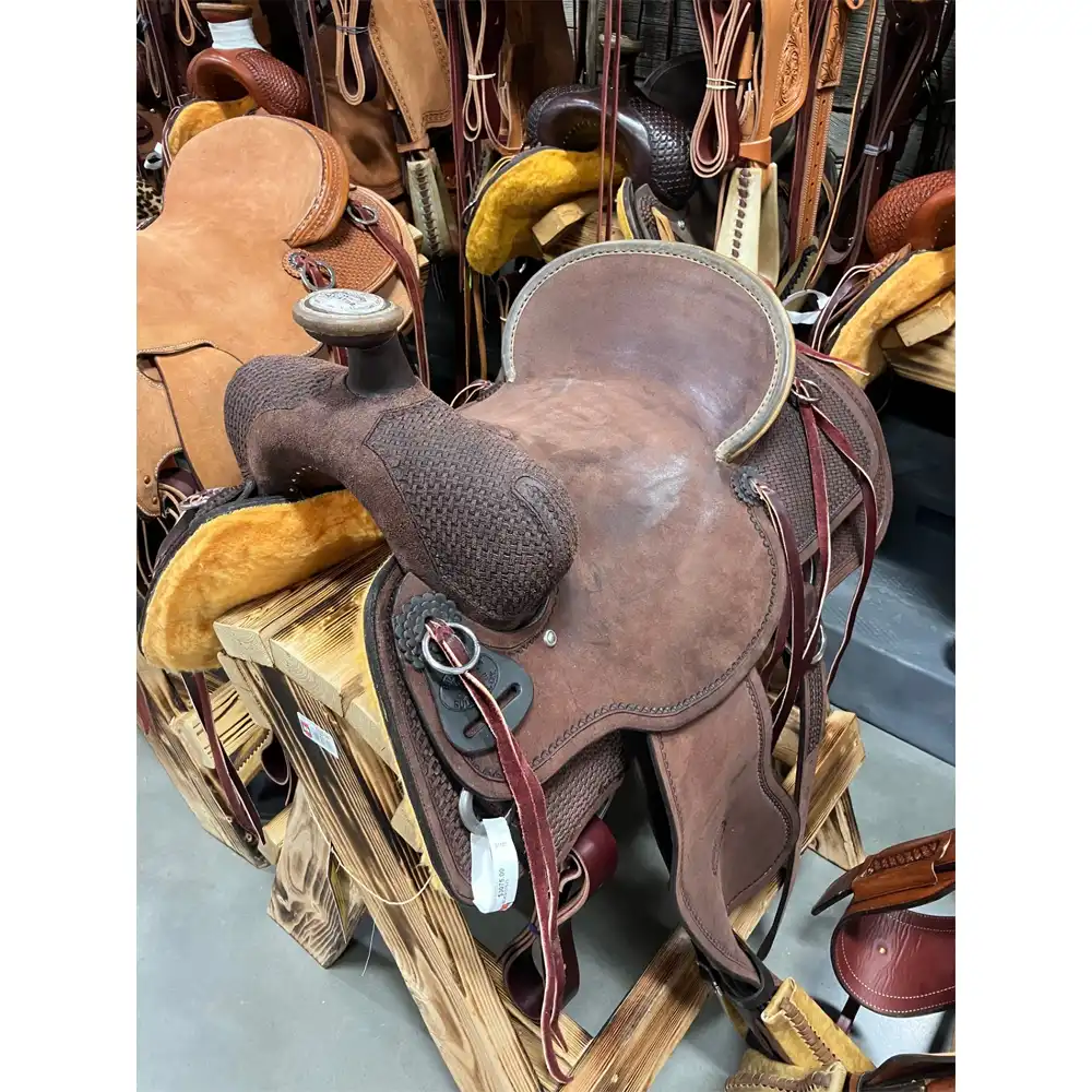 billy cook rancher saddle 16"