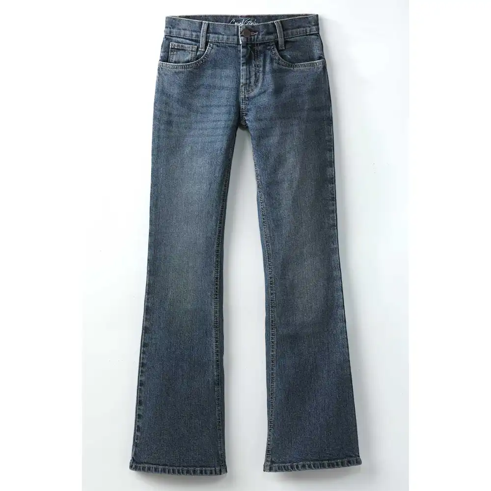 cruel denim midrise slim bootcut girl's jeans