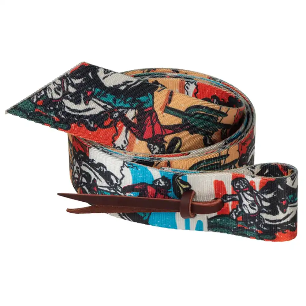 latigo tie down in bucking bronc