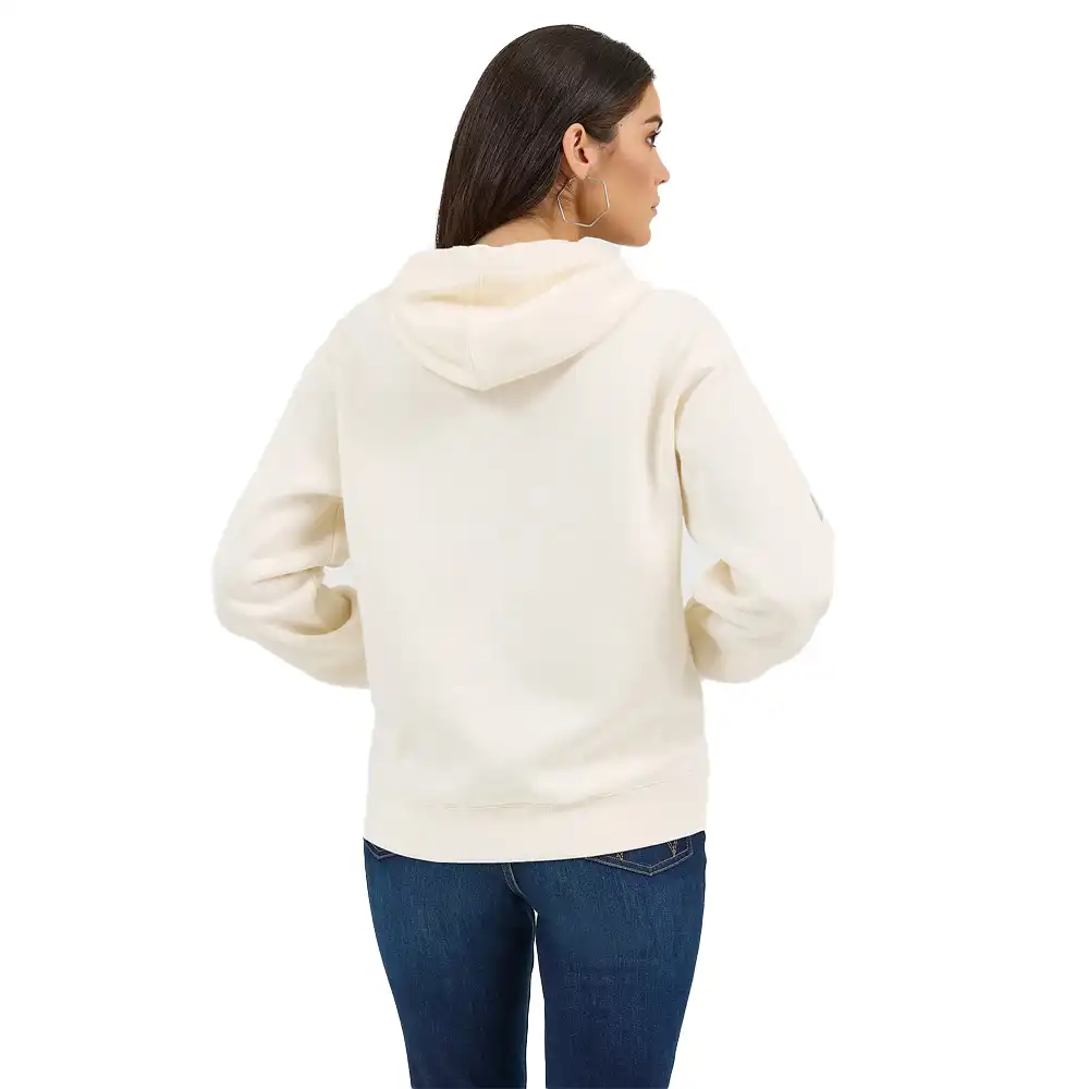 wrangler women's hoodie white