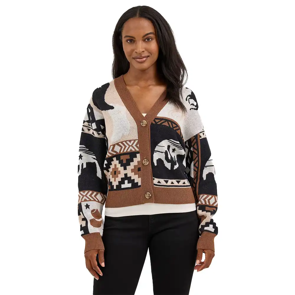 women's western cardigan wrangler