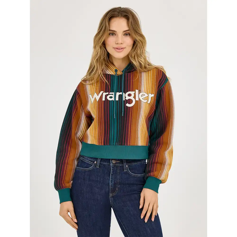 wrangler women's serape hoodie