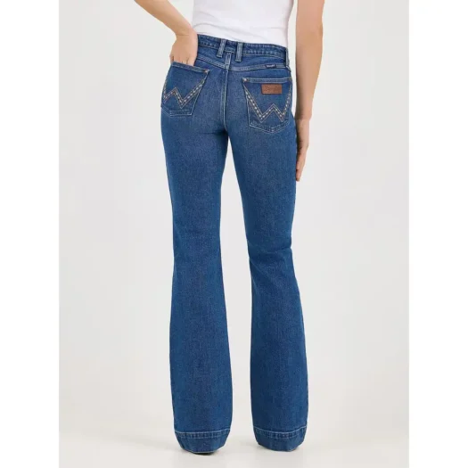 wrangler wide leg trouser jeans
