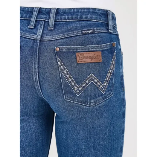 wrangler wide leg trouser jeans