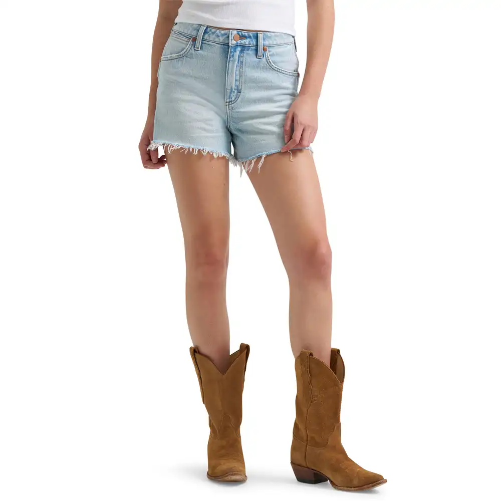 wrangler women's denim shorts