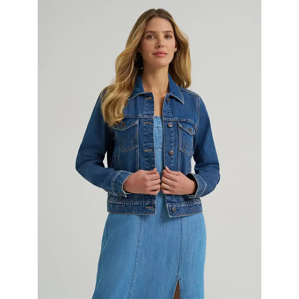 wrangler women's denim jacket