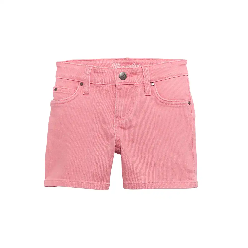 wrangler girl's shorts in pink