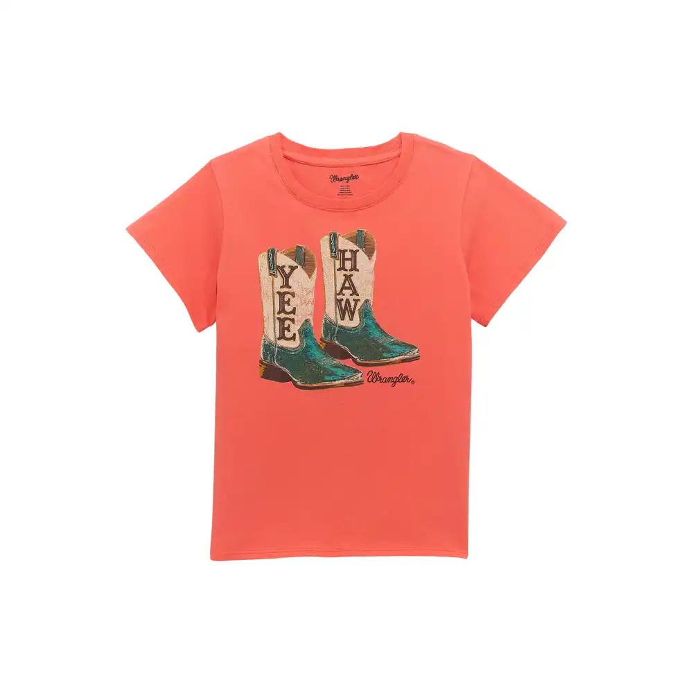 wrangler girl's graphic t-shirt