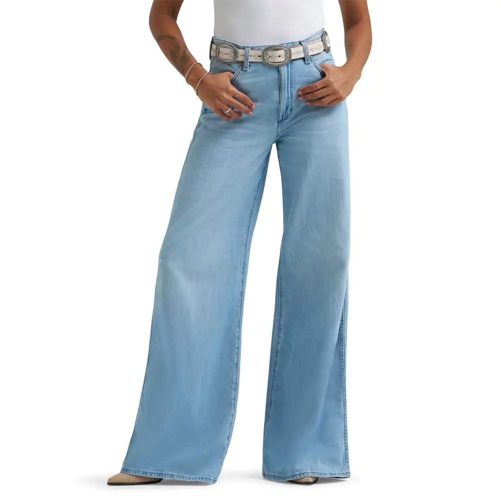 wrangler women's wide leg jean