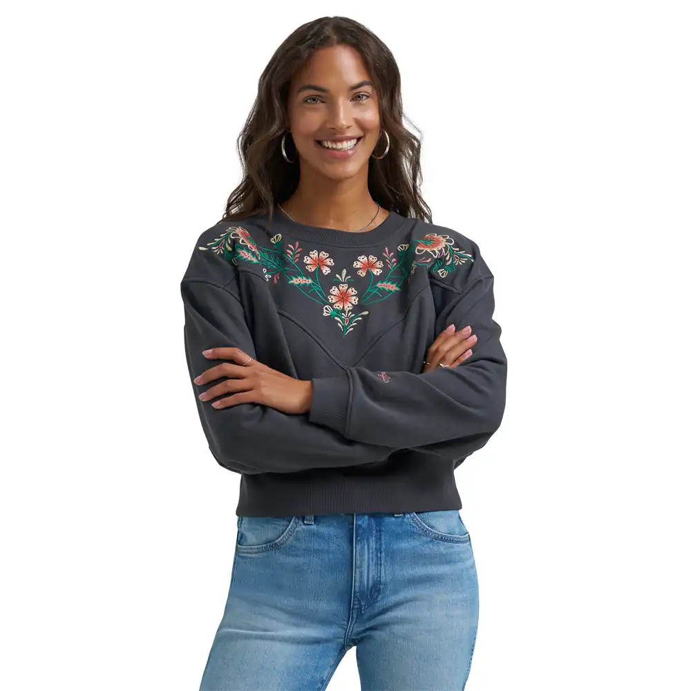 wrangler women's sweatshirt floral