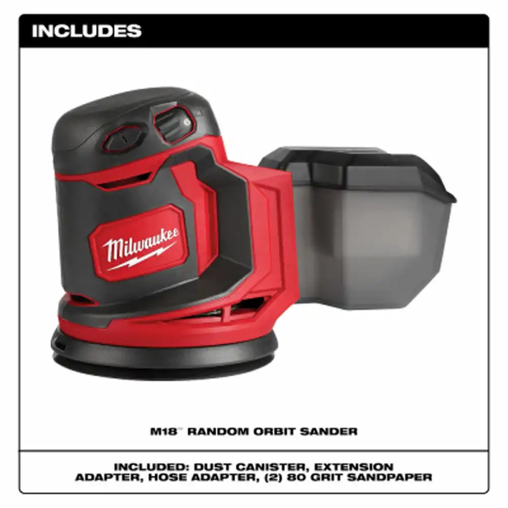 m18 5inch cordless random orbit sander