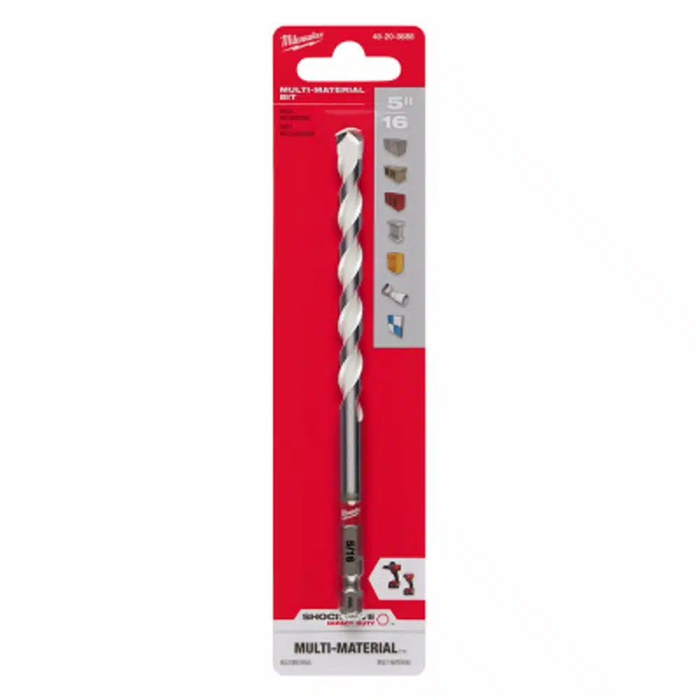milwaukee hammer drill bit 5/16" x 4" x 6"