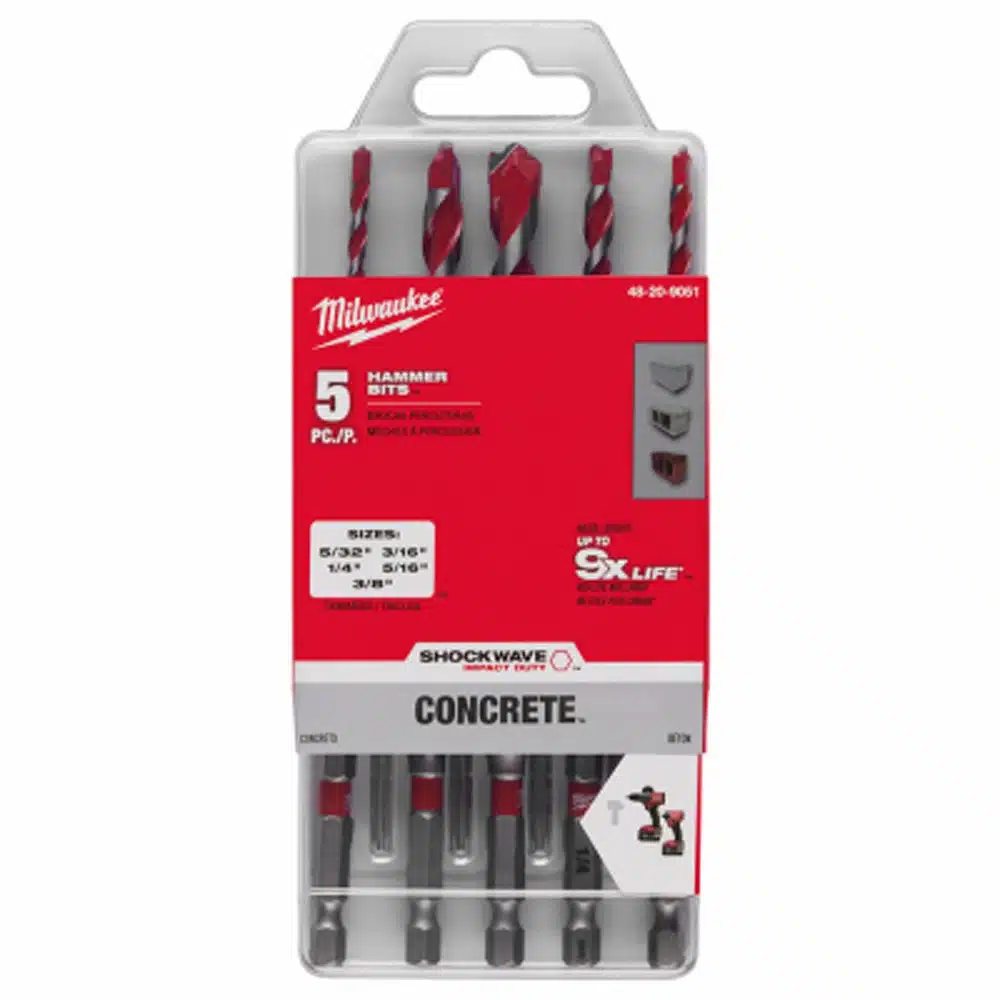 milwaukee drill bit set 5 piece