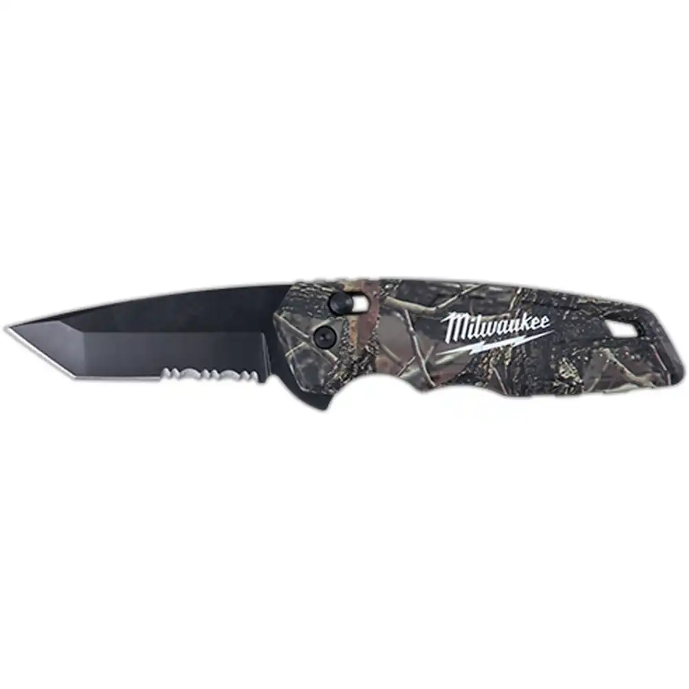 milwaukee folding knife camo