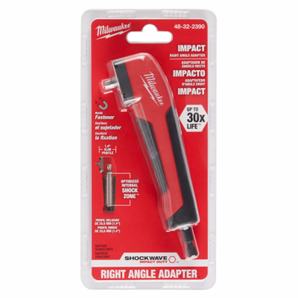 milwaukee shockwave right angle impact drill adapter