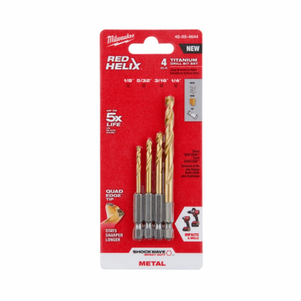 milwaukee drill bit set 4 piece