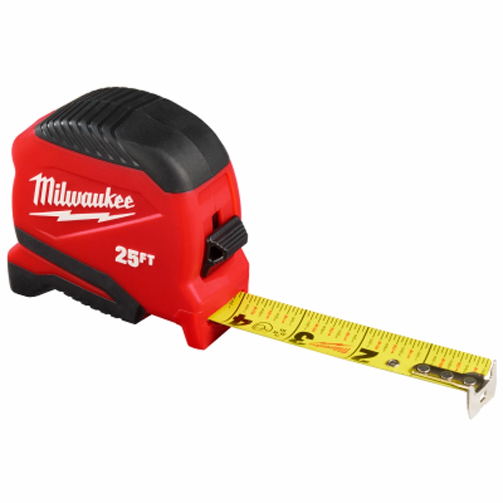 milwaukee compact tape measure 25ft