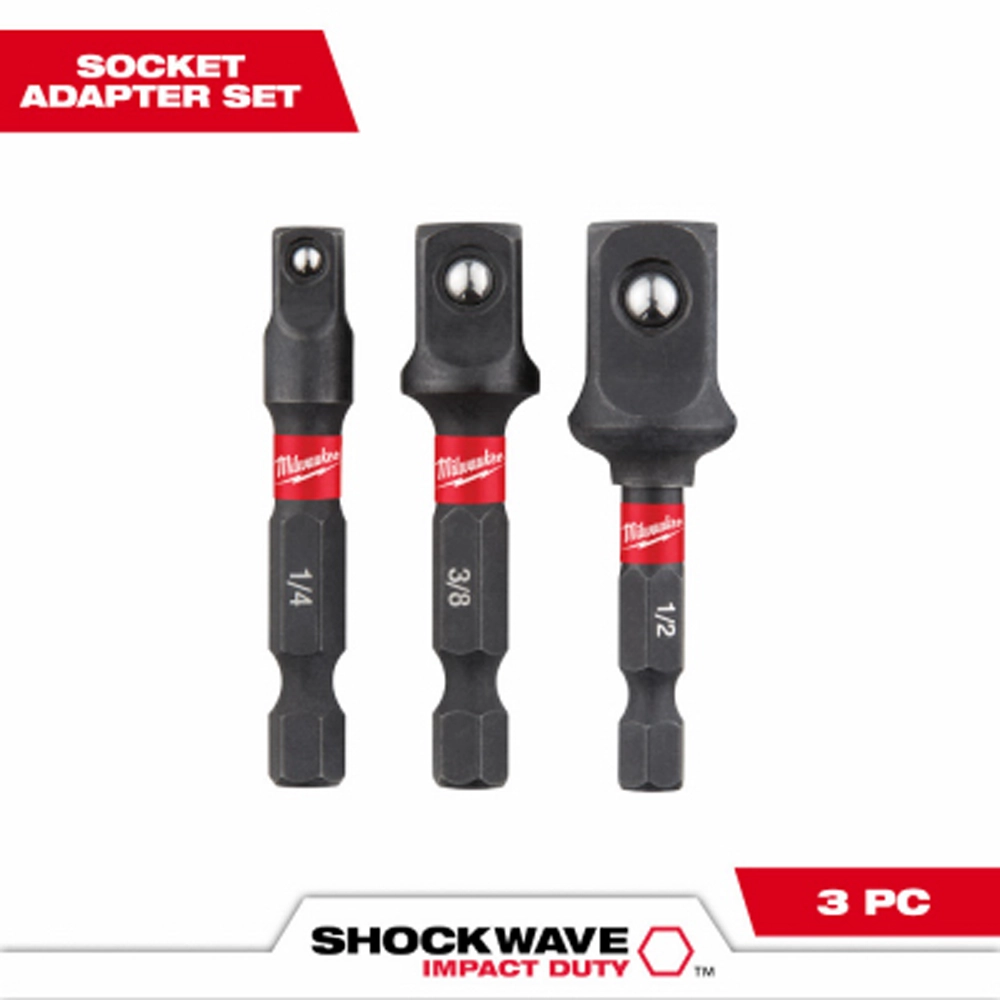milwaukee socket adapter set