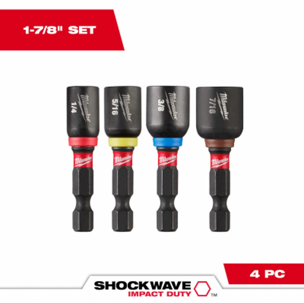 milwaukee 4 piece nut driver set