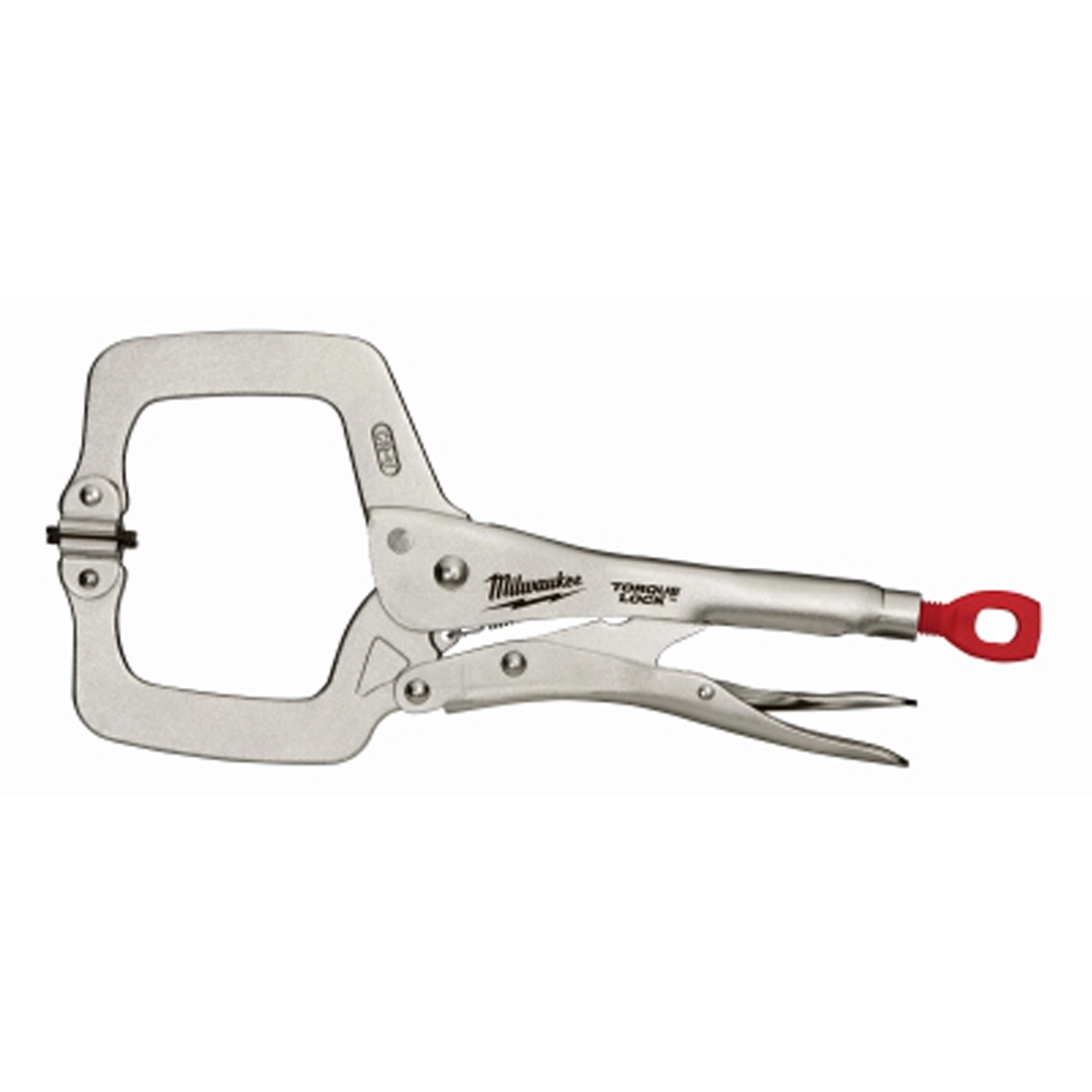 Torque Lock Locking C-Clamp, Swivel Jaws, 11 In.