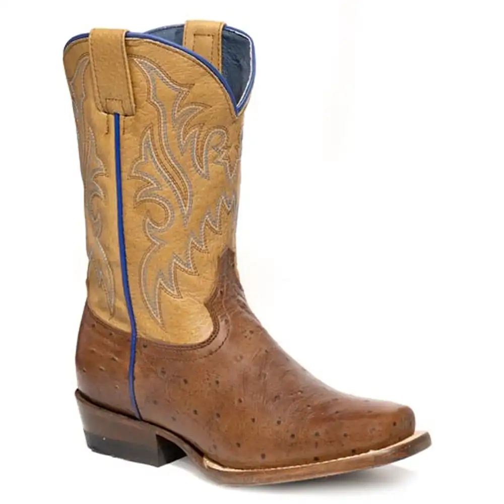 roper boy's cutter toe boot tan and brown