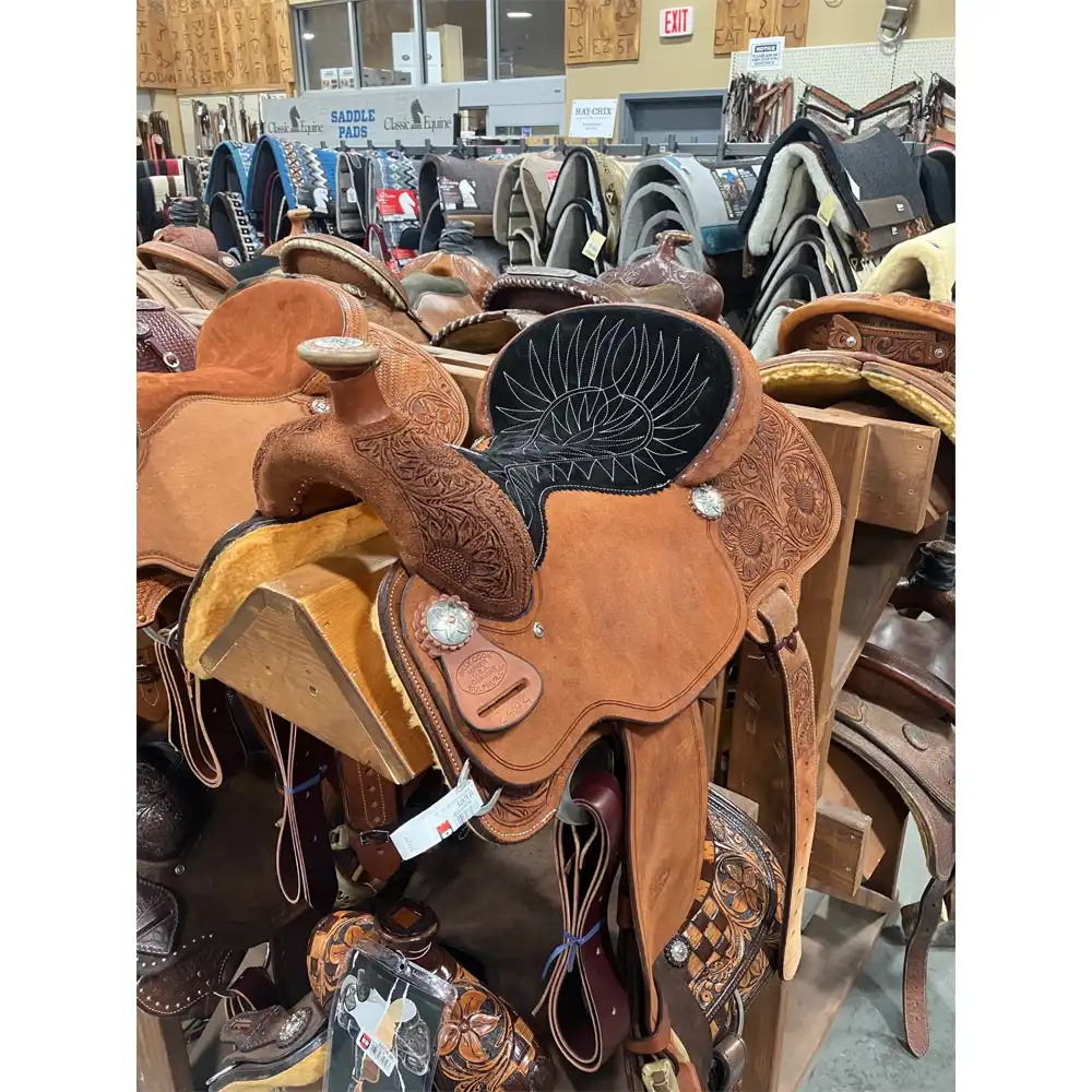billy cook 16" all around rancher saddle