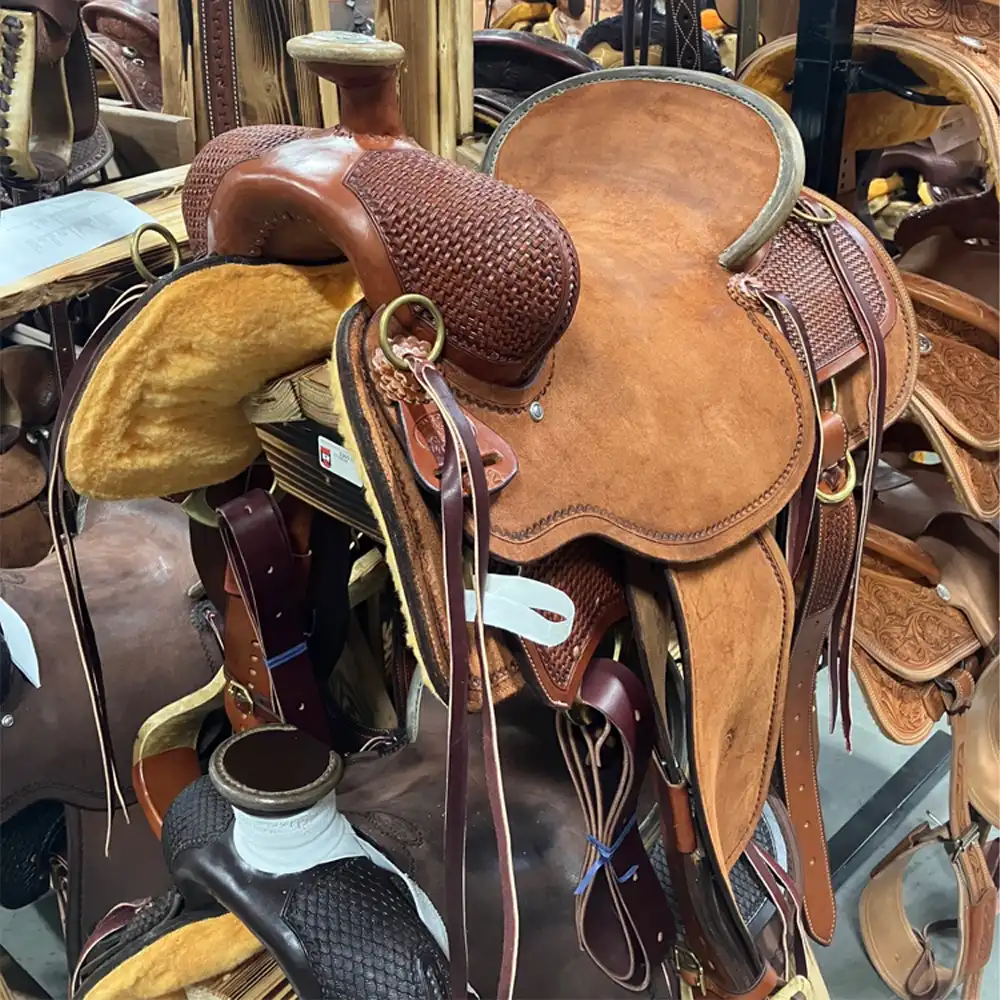 billy cook rancher saddle 16"